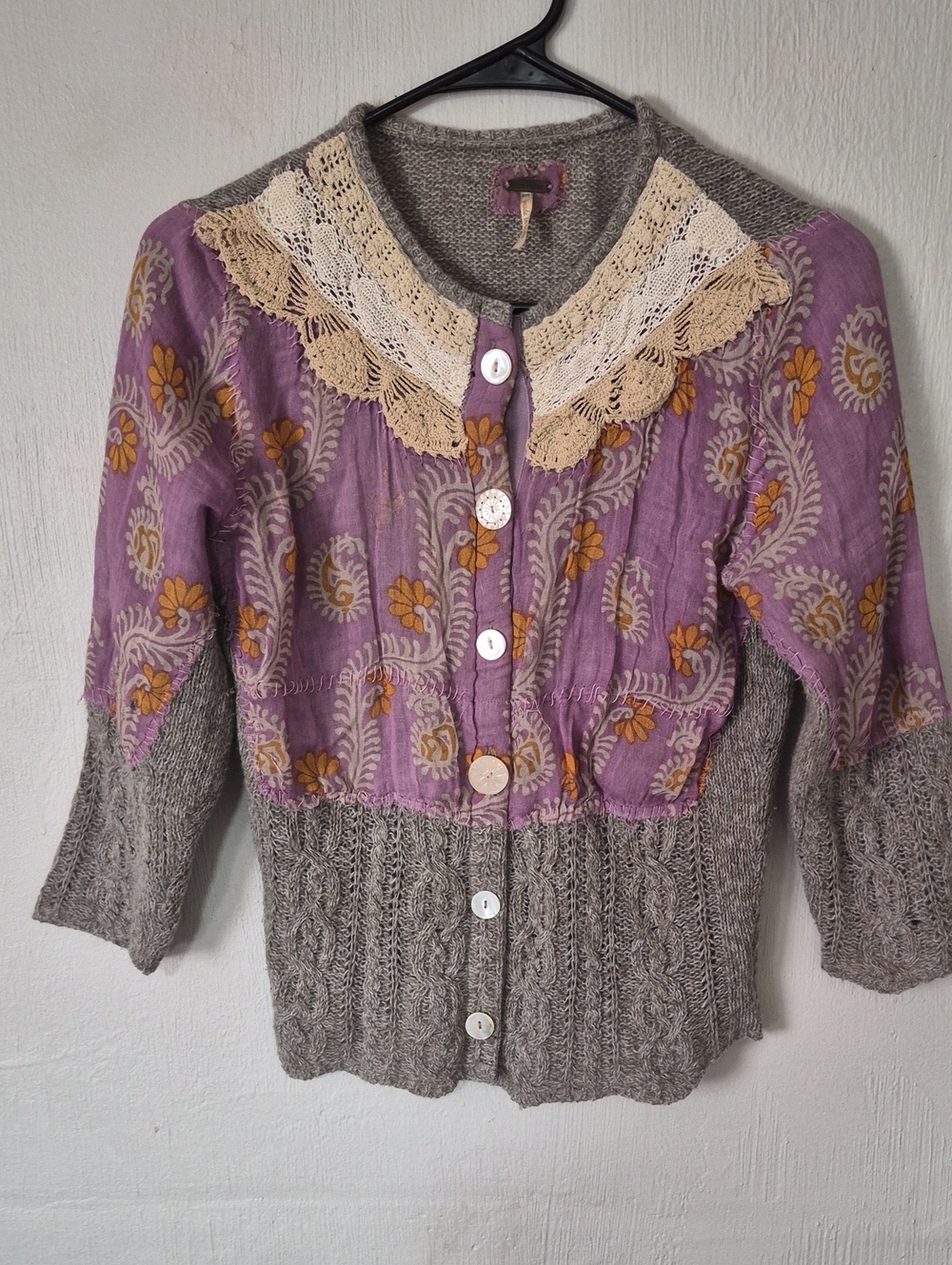 Vintage Free People Cardigan Size Medium Wool